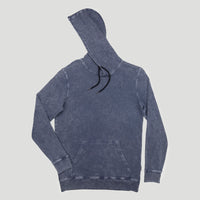 The Trace Men's Hoodie French Terry - Night Shadow Blue