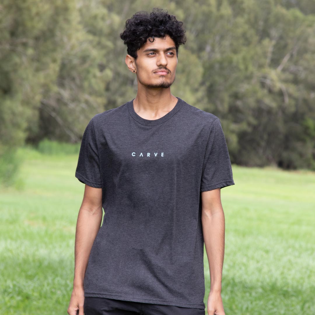Carve ID Recycled T Shirt - Grey