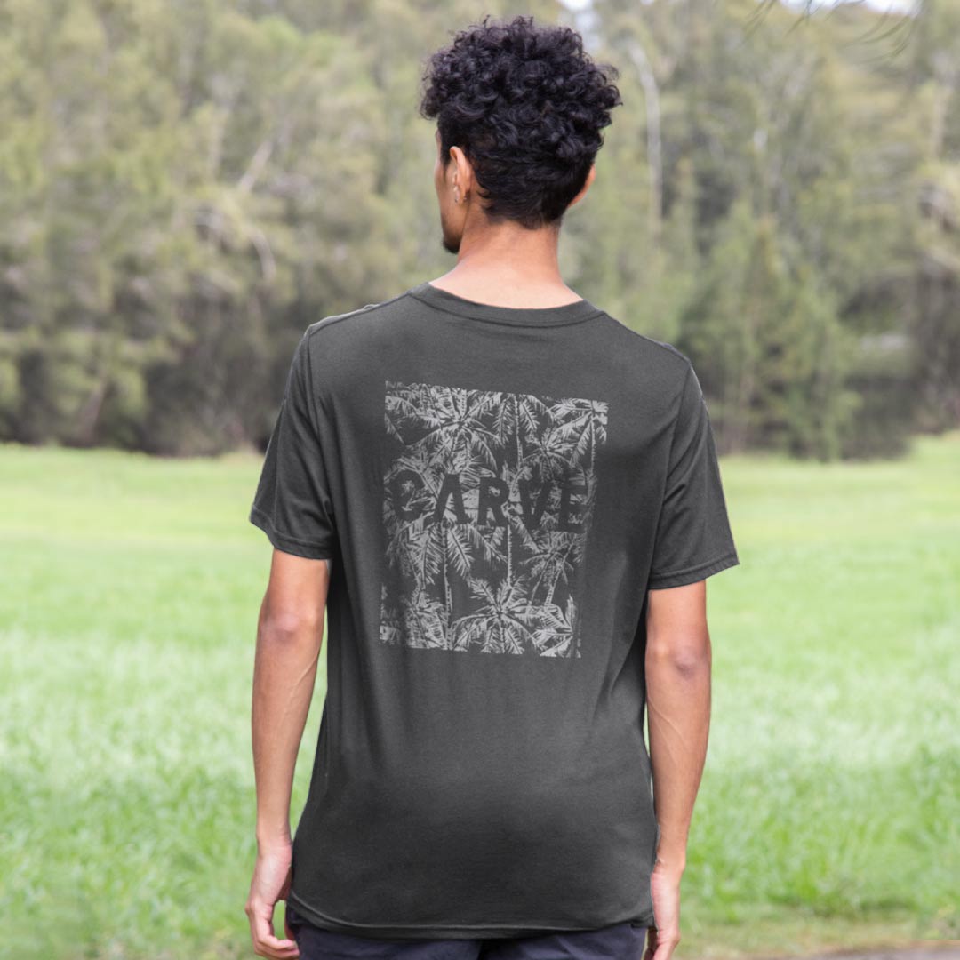 Palms - mens recylced tee GREY